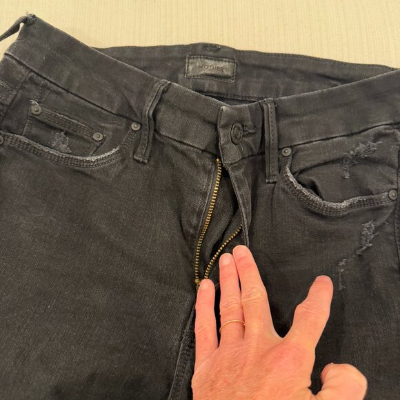 Mother Looker Ankle Fray Guilty as Sin 25 - Picture 6 of 12